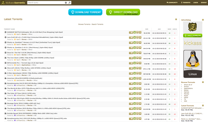 Illustration for article titled Vuelve Kickass Torrents de la mano de sus creadores originales